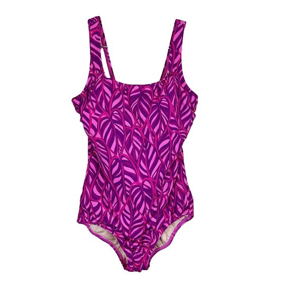 Lands' End Swim Lands End Womens Tugless Tank One Piece Bathing